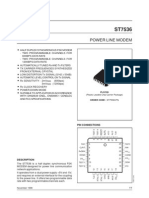 St7536 Power Line Modem