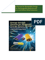 Get Energy Storage Devices for Renewable Energy-Based Systems: Rechargeable Batteries and Supercapacitors 2nd Edition Nihal Kularatna PDF ebook with Full Chapters Now