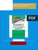 PDF Market Opportunity Analysis Text and Cases 1st Edition Robert E. Stevens Et Al. download