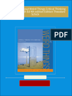 Instant Access to How to Think About Weird Things Critical Thinking for a New Age 4th Ed 4th edition Edition Theodore Schick ebook Full Chapters