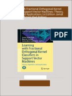 PDF Learning with Fractional Orthogonal Kernel Classifiers in Support Vector Machines: Theory, Algorithms and Applications 1st Edition Jamal Amani Rad (Editor) download