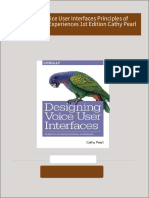 [FREE PDF sample] Designing Voice User Interfaces Principles of Conversational Experiences 1st Edition Cathy Pearl ebooks