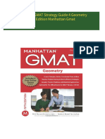 Manhattan GMAT Strategy Guide 4 Geometry Fifth Edition Manhattan Gmat 2024 scribd download