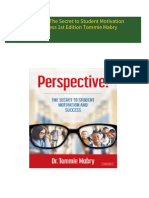 Perspective The Secret to Student Motivation and Success 1st Edition Tommie Mabry 2024 Scribd Download