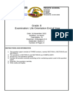 GRADE 8 LO FINAL EXAM 2022