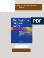 Get The High-risk Surgical Patient Paolo Aseni (Editor) PDF ebook with Full Chapters Now