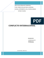 Ensayo Conflicto Internacional