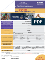 Udyam Registration Certificate Vision Invest Tech