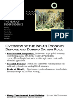 Indian Economy in the Year of Independence