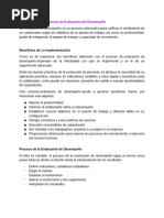 Unidad Temática Proceso de Evaluación del Desempeño (1)