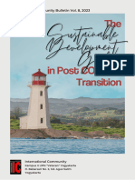 Bulletin Vol. 8 Sustainable Development Goals in Post COVID-19 Transition Tahun 2023