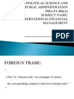 MBA FA IV SEM 406(A) FOREIGN TRADE-converted