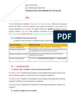 Chapitre I--Généraltés sur Normes et Qualité