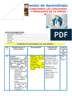 3° SESIÓN DÍA 2 REL CONOCEMOS LAS CUALIDADES Y PRIVILEGIOS DE LA VIRGEN MARÍA