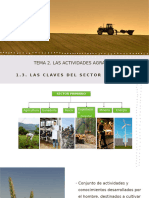 2. Las Actividades Agrarias