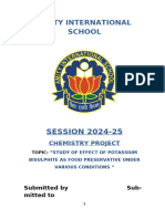 393427652-Chemistry-Project-on-Study-of-Effect-of-Potassium-Bisulphite-as-Food-Pre-servative-Under-Various-Conditions