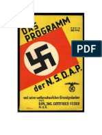 Os Vinte e Cinco Pontos Plataforma Política Do Original NSDAP