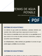 1.2 Hitos e Importancia de los sistemas de agua potable