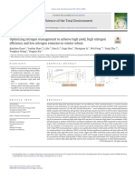 Optimizing nitrogen management to achieve high yield, high nitrogen efficiency and low nitrogen emission in winter wheat