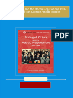 PDF Portugal China and the Macau Negotiations 1986 1999 1st Edition Carmen Amado Mendes download