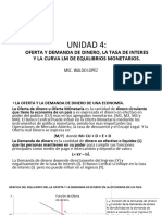 unidad 4 oferta y demanda de dinero