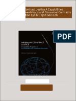 Get Minimum Contract Justice A Capabilities Perspective on Sweatshops and Consumer Contracts 1st Edition Lyn K L Tjon Soei Len PDF ebook with Full Chapters Now