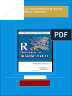 Complete Download R Programming for Bioinformatics 1st Edition Robert Gentleman PDF All Chapters