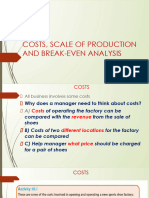 COSTSSCALEOFPRODUCTIONANDBREAK-EVENANALYSIS