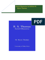 Instant Download R S Thomas Serial Obsessive 1st Edition M. Wynn Thomas PDF All Chapters