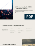 US Airline Industry in 2012 a Competitive Analysis