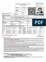 NEET Final Score Card