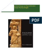 Download Full Pauline Perspectives Essays on Paul 1978 2013 Nicholas Thomas Wright PDF All Chapters