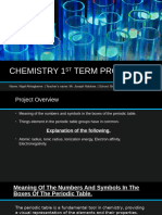 Chemistry 1st term proj.