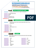 Share 10th Maths Important Questions 2022 23 Www Dailyexam Net