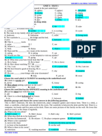 TEST-UNIT 3 - KEY