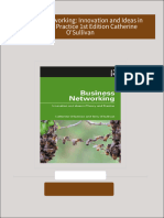 Instant Download Business Networking: Innovation and Ideas in Theory and Practice 1st Edition Catherine O'Sullivan PDF All Chapters