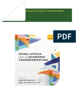 Download full China-Africa and an Economic Transformation ebook all chapters