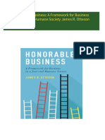 Full Download Honorable Business: A Framework for Business in a Just and Humane Society James R. Otteson PDF DOCX