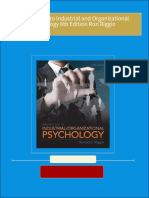 Introduction to Industrial and Organizational Psychology 6th Edition Ron Riggio download pdf