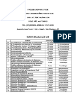 UNIFATECIE TODOS OS CURSOS