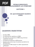 HRM Lecture 1