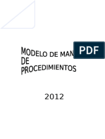 Manual de procedimientos