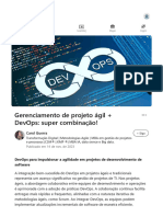 Gerenciamento de Projeto Ágil + DevOps - Super Combinação