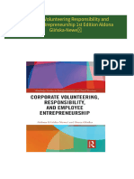 Download full Corporate Volunteering Responsibility and Employee Entrepreneurship 1st Edition Aldona Glińska-Neweś ebook all chapters