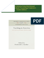 Instant Access to Teaching in America Forty third Annual Schoolmen s Week Proceedings Frederick C. Gruber (Editor) ebook Full Chapters