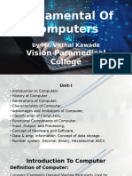 Fundamental of Computer by VK's