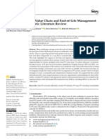 Solar Photovoltaics Value Chain and End-of-Life Management Practices A Systematic Literature Review