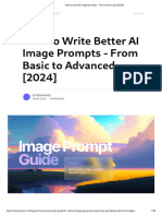 How to write AI image prompts - From basic to pro [2024]