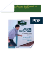 Acute Medicine A Symptom Based Approach 1st Edition Stephen Haydock 2024 scribd download