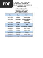 Preboard 1Timetable (Std X & XII)